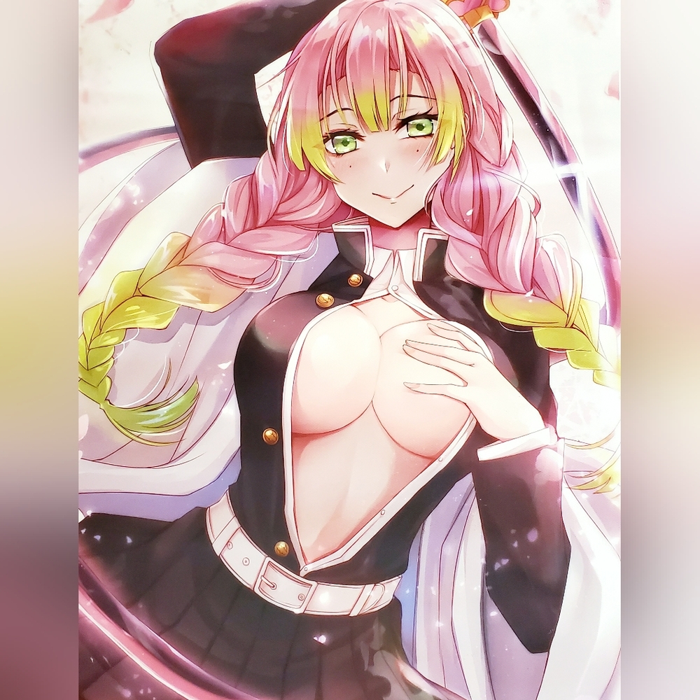 Kanroji Mitsuri Sexy Anime Heavy-Duty Canvas Poster